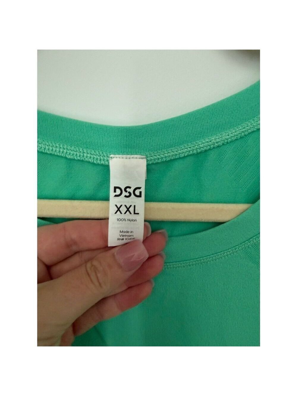 DSG Mint Green Athletic Tank Top - Picture 2 of 3